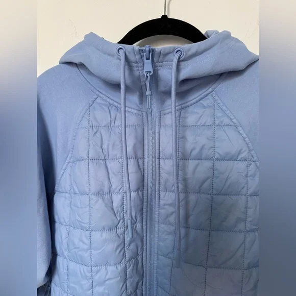 Old Navy Active Light Blue Fleece Jacket - Picture 3 of 9